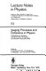 Imaging processes and coherence in physics : proceedings of a workshop held at the Centre de physique, Les Houches, France, March 1979 /