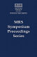 Optical microstructural characterization of semiconductors : symposium held November 29-30, 1999, Boston, Massachusetts, U.S.A. /