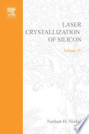 Laser crystallization of silicon /