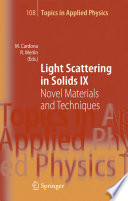 Light scattering in solids /