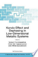 Kondo effect and dephasing in low-dimensional metallic systems /