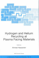 Hydrogen and helium recycling at plasma facing materials /