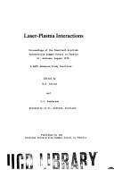 Laser-plasma interactions : proceedings of the Twentieth Scottish Universities Summer School in Physics, St. Andrews, August 1979 /