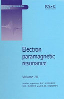 Electron paramagnetic resonance.
