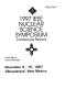 1997 IEEE Nuclear Science Symposium : conference record : November 9-15, 1997, Albuquerque, New Mexico /