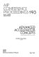 Advanced accelerator concepts, Lake Arrowhead, CA 1989 /