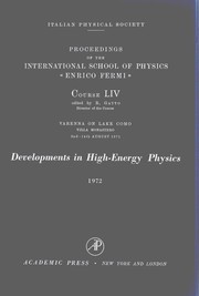 Developments in high-energy physics /