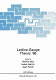 Lattice gauge theory '86 /