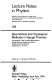 Geometrical and topological methods in gauge theories : proceedings of the Canadian Mathematical Society Summer Research Institute, McGill University, Montreal, September 3-8, 1979 /