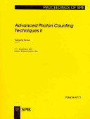 Advanced photon counting techniques II : 9-11 September 2007, Boston,  Massachusetts, USA /