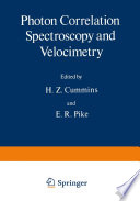 Photon correlation spectroscopy and velocimetry : [lectures] /
