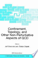 Confinement, topology, and other non-perturbative aspects of QCD /