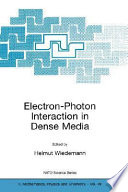 Electron-photon interaction in dense media /