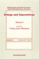 Strings and superstrings /
