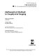 Mathematical methods in geophysical imaging : 14-15 July 1993, San Diego, California /