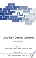 Long-term climatic variations : data and modelling /