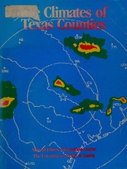 The climates of Texas counties /