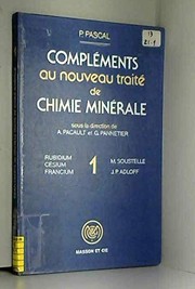 Nouveau traité de chimie minérale.