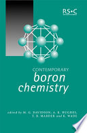 Contemporary boron chemistry /