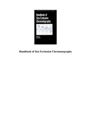 Handbook of size exclusion chromatography /