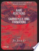 Name reactions for carbocyclic ring formations /