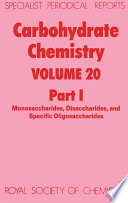 Carbohydrate chemistry. a review of the recent literature published during 1986 /