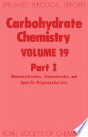 Carbohydrate chemistry. a review of the recent literature published during 1985 /