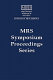 Electrical, optical, and magnetic properties of organic solid-state materials IV : symposium held December 1-5, 1997, Boston, Massachusetts, U.S.A. /