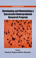 Developing and maintaining a successful undergraduate research program /