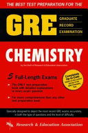 The Best test preparation for the GRE, graduate record examination, in chemistry /