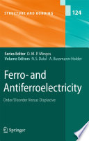 Ferro- and antiferroelectricity : order/disorder versus displacive /