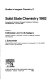 Solid state chemistry, 1982 : proceedings of the Second European Conference, Veldhoven, The Netherlands, 7-9 June, 1982 /