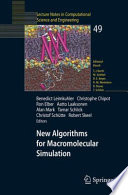 New algorithms for macromolecular simulation /