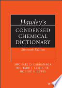 Hawley's condensed chemical dictionary.