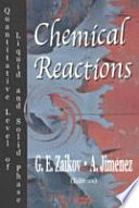 Chemical reactions : quantitative level of liquid and solid phase /