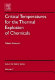 Critical temperatures for the thermal explosion of chemicals /
