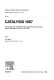 Catalysis 1987 : proceedings of the 10th North American Meeting of the Catalysis Society, San Diego, CA, May 17-22, 1987 /