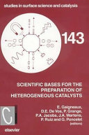 Scientific bases for the preparation of heterogeneous catalysts : proceedings of the 8th International Symposium, Louvain-la-Neuve, Belgium, September 9-12, 2002 /