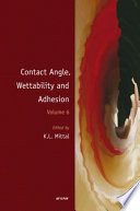 Contact angle, wettability and adhesion.