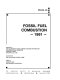 Fossil fuel combustion, 1991 : presented at the Fourteenth Annual Energy-Sources Technology Conference and Exhibition, Houston, Texas, January 20-23, 1991 /