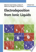 Electrodeposition from ionic liquids /