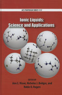 Ionic liquids : science and applications /