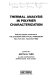 Thermal analysis in polymer characterization : selected papers presented at the Eastern Analytical Symposium, New York City, November 1980 /