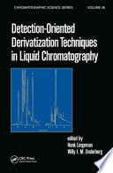 Detection-oriented derivatization techniques in liquid chromatography /