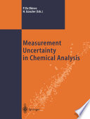 Measurement uncertainty in chemical analysis /