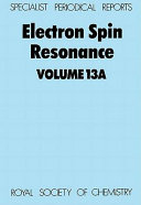 Electron spin resonance. a review of recent literature to mid-1991 /