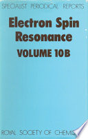 Electron spin resonance. a review of recent literature to mid-1986 /