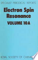 Electron spin resonance. a review of recent literature /