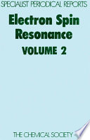 Electron spin resonance. a review of the literature published between June 1972 and November 1973 /