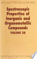 Spectroscopic properties of inorganic and organometallic compounds.